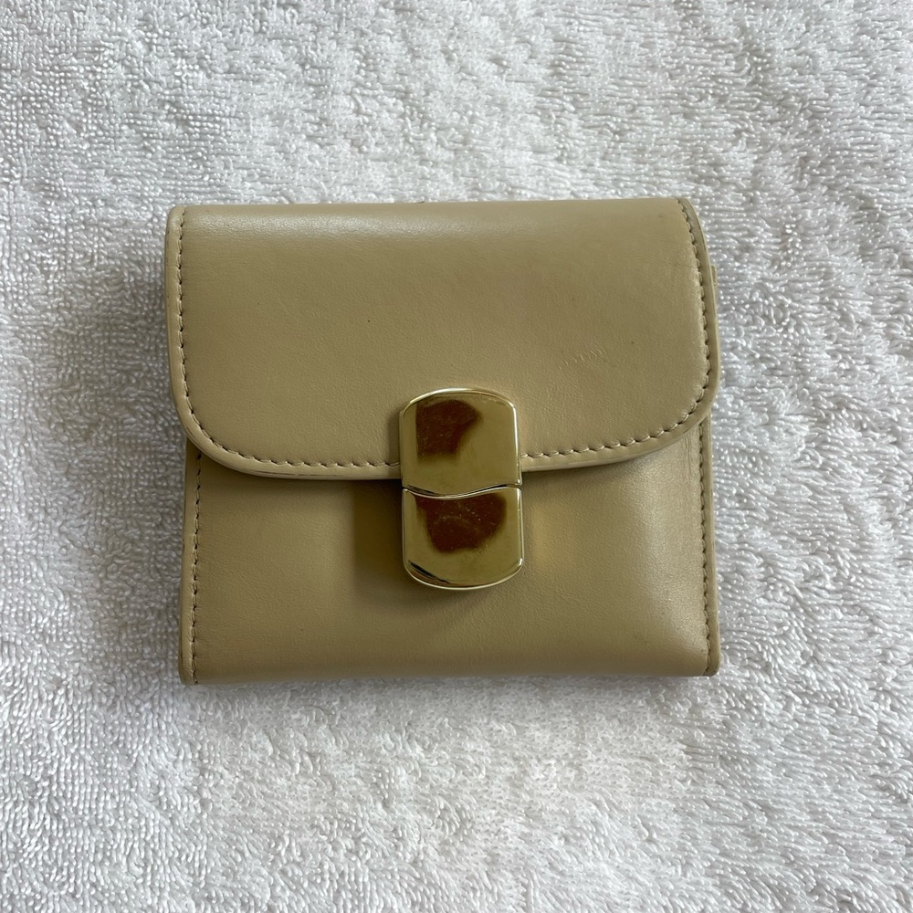 Sezane tan wallet